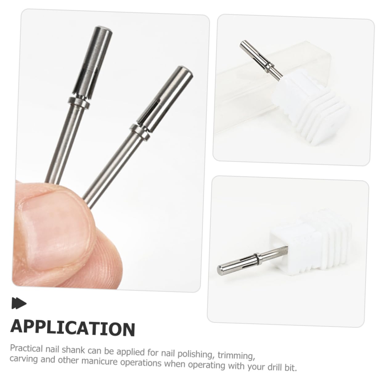 Beaupretty Juego De 5 Mini Rodamientos Para Anillo Abrasivo De Manicura Núcleo De Eje De Anillo Abrasivo Cabezal De Pulido Para Manicura Eje De Anillo Abrasivo Pequeño De 31 Mm Taladro