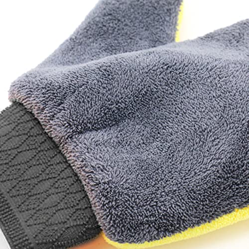 Montesy Auto-Waschhandschuh, Mikrofaser-Chenille, 24 x 20 cm, weicher Auto-Reinigungshandschuh, weiche Waschhandschuhe, Waschhandschuhe, 24 x 20 cm