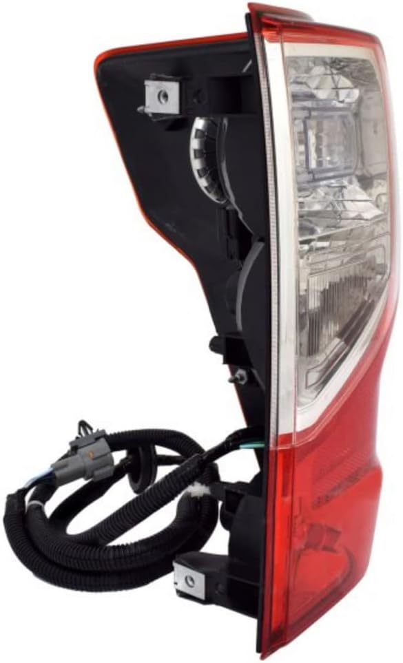 For Nissan Titan XD 2016 2017 2018 2019 Tail Light Passenger Side | LED | Regular | Extended Cab | Crew Cab | Replacement For NI2801212 | 26550-EZ23C