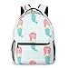 Produktbild Lässiger Laptop-Rucksack Rosa Haar Meerjungfrau Mädchen Männer und Frauen Lässiger Stil Leinwand Rucksack Schultasche,