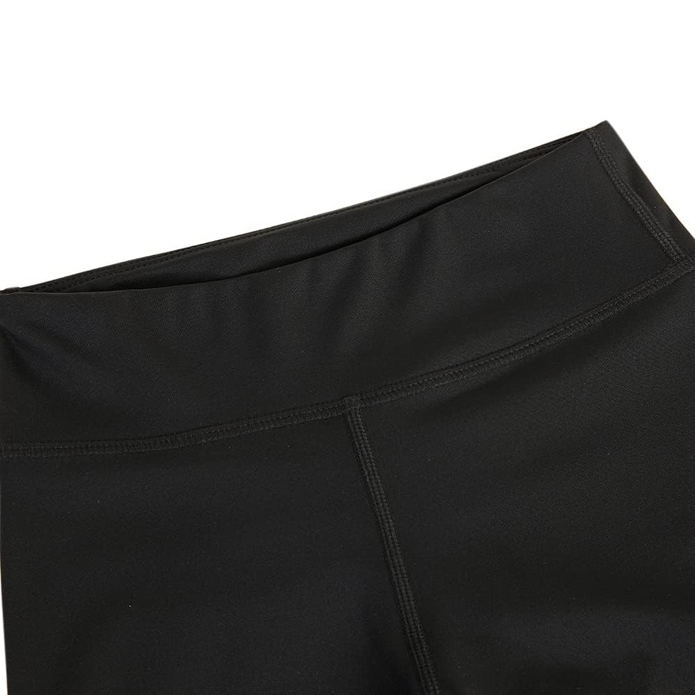 Haloumoning Legginsy dziewczęce spodnie do jogi, jednokolorowe, do biegania, spodnie sportowe, spodnie treningowe, elastyczne, nieprzezroczyste spodnie dla dzieci