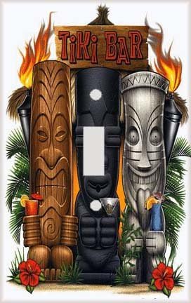 Tiki Bar Switchplate - Switch Plate Cover