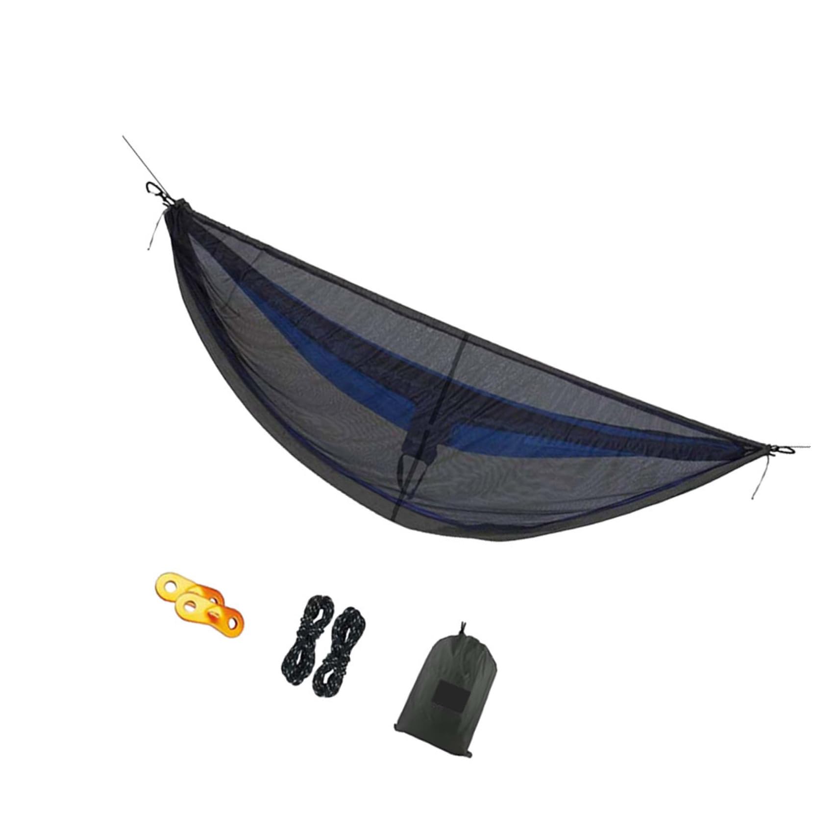 Hamac de camping avec filet pour jardin et bivouac nomade Milisten