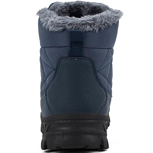 Azooken Men's Winter Boots | Colombian Waterproof Work Booties | Faux Fur Thermal Fashion | Winter Walking Rubber Soled Men's Boots3