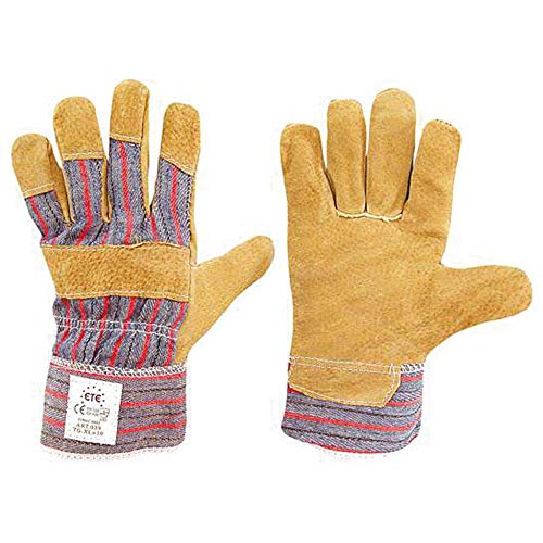 Ferko F-039/10 - Guantes 88 PBS en piel flor de cerdo gamuza, dorso y manguito en algodón 100%. Espesor piel flor de 0,8-0,9 mm. Talla 10 Cover