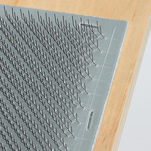 Carde à laine et tissu sous forme de planche pour feutrage - 7