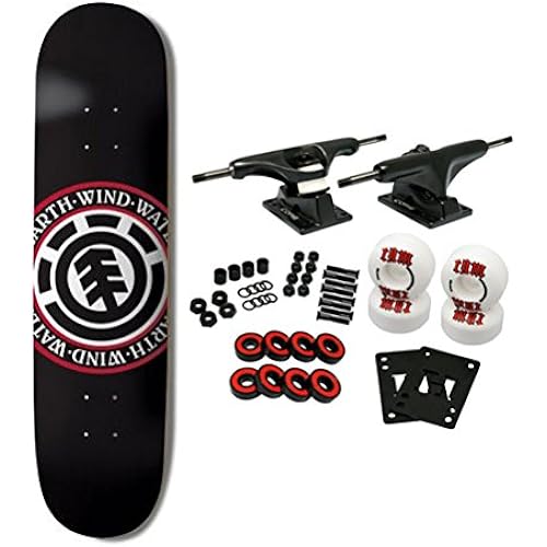 Element Skateboards Complete Skateboard Team Seal Black 8.0"