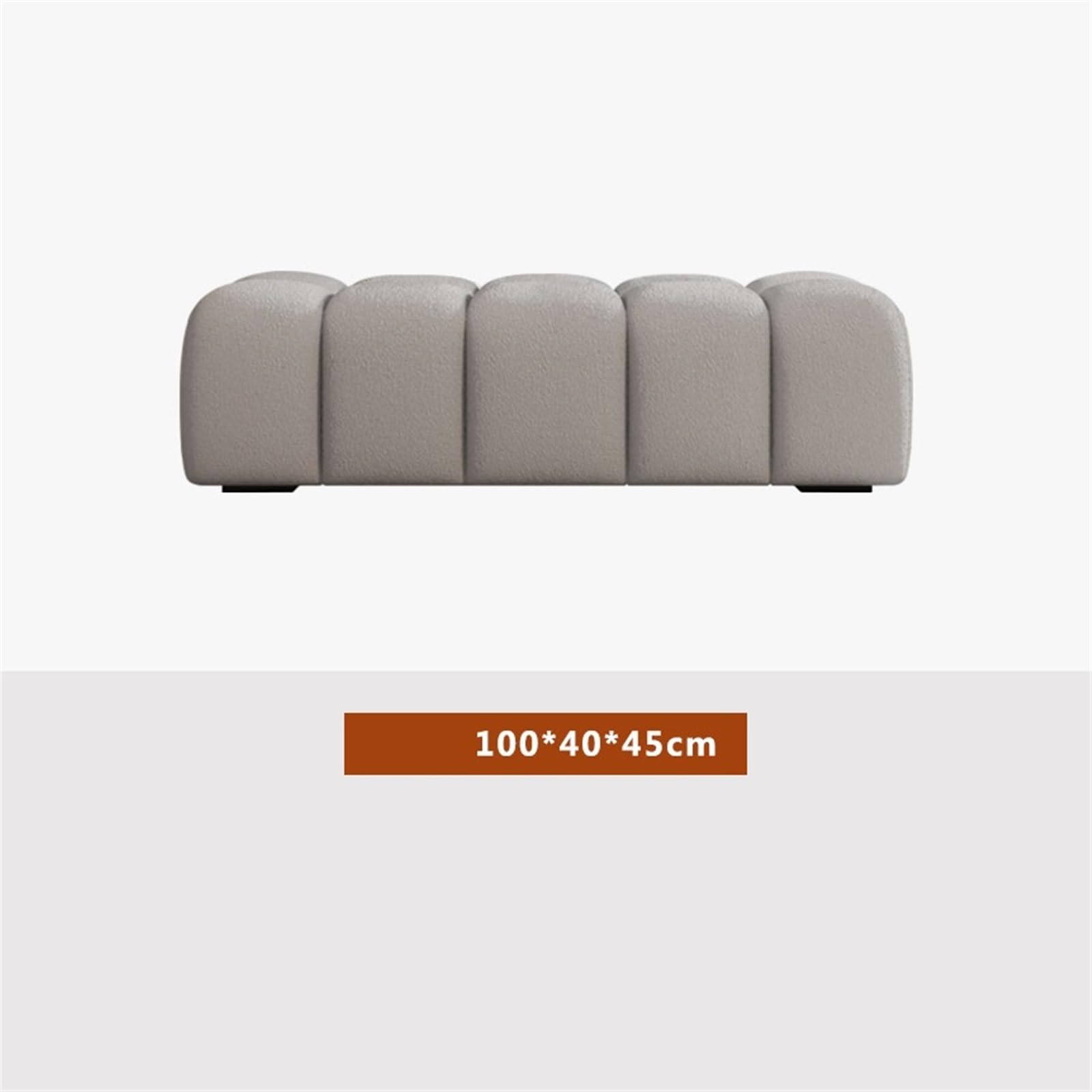 Elegante panca in tessuto per camera da letto e spogliatoio, comoda seduta per divano, ideale per mamme e soluzione decorativa, design salvaspazio