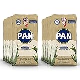 P.A.N. Whole Grain White Corn Meal – Pre-cooked Gluten Free and Kosher Flour for Arepas (2.2 lb/Pack of 10)
