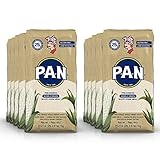 P.A.N. Whole Grain White Corn Meal – Pre-cooked Gluten Free and Kosher Flour for Arepas (2.2 lb / Pack of 10)