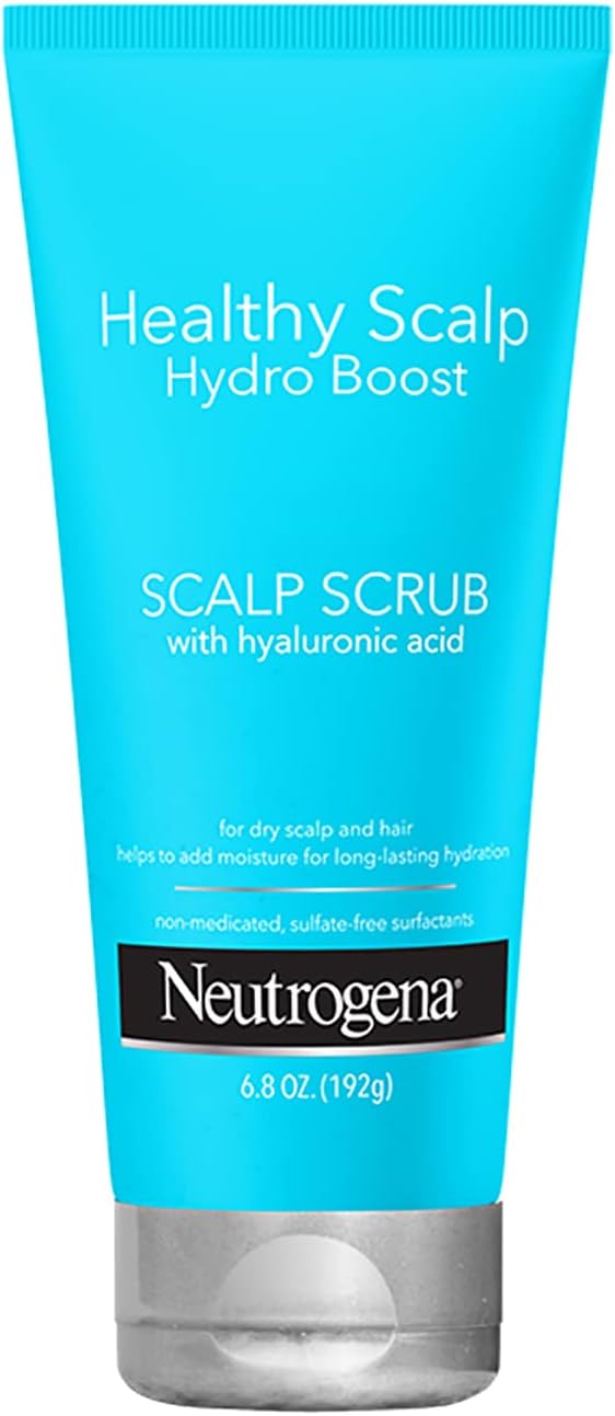 Neutrogena Healthy Scalp Hydro Boost Scalp Scrub with Hyaluronic Acid, for Exfoliating, Hydrating, Cleaner Hair