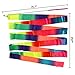 HOONAO 2 Pack 4 Meter Gym Dance Ribbon Rhythmic Art Gymnastic Streamer Twirling Rod Stick for Artistic Dancing Rainbow Color