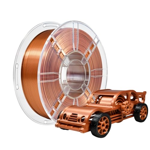 PLA Plus (PLA+) Shiny Silk 3D Printer Filament 1.75mm Silk PLA + 1.75 Dimension Accuracy +/- 0.03 mm, 1kg (2.2kg) Spool 