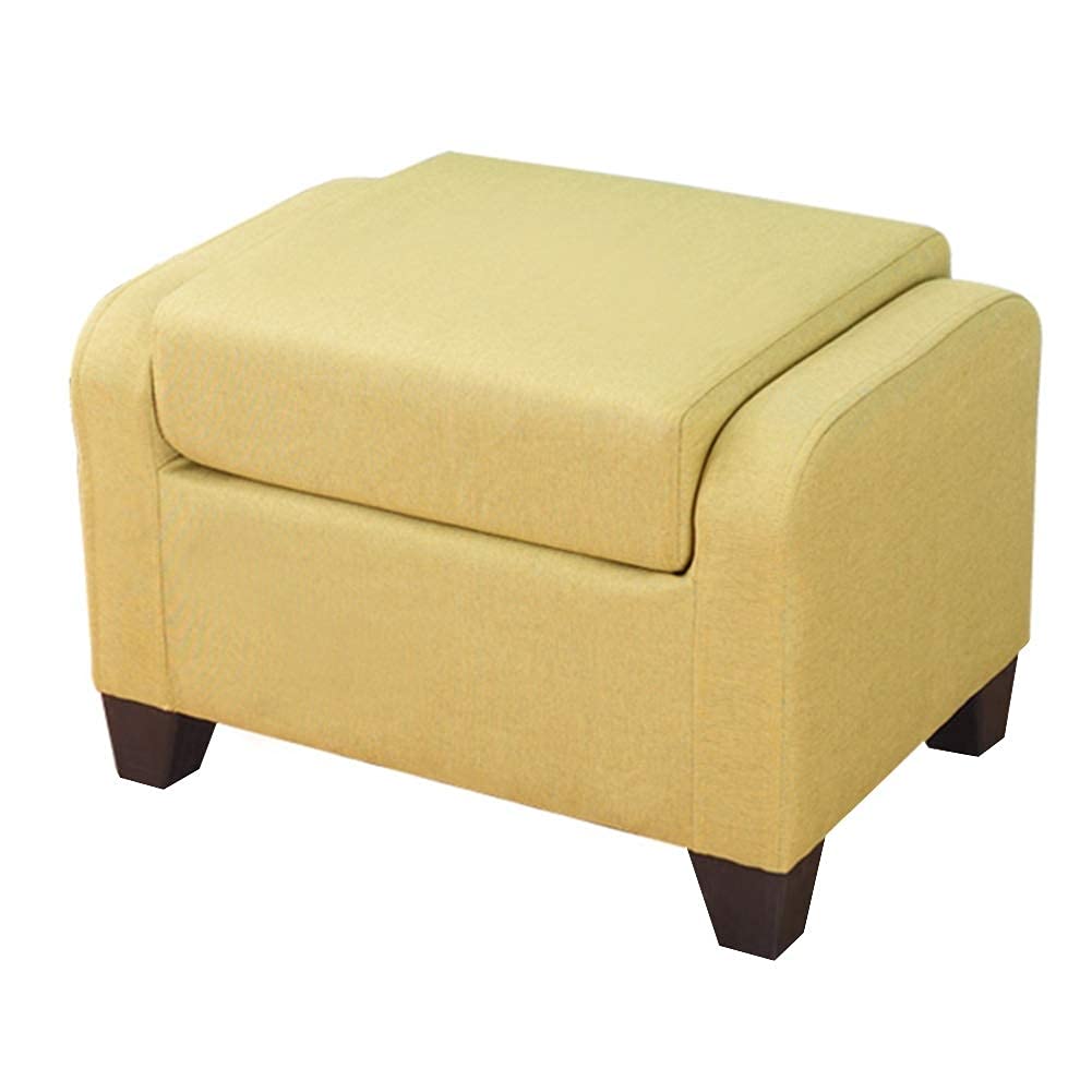 Repose-pieds tissu extensible vert pour canapé et décoration de chambre à coucher