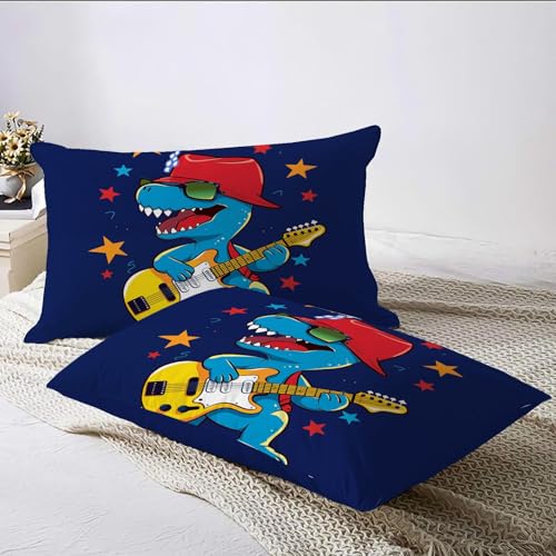 Parure de lit Dinosaure Douce 220x240 pour Apaiser les Nuits d'Enfant