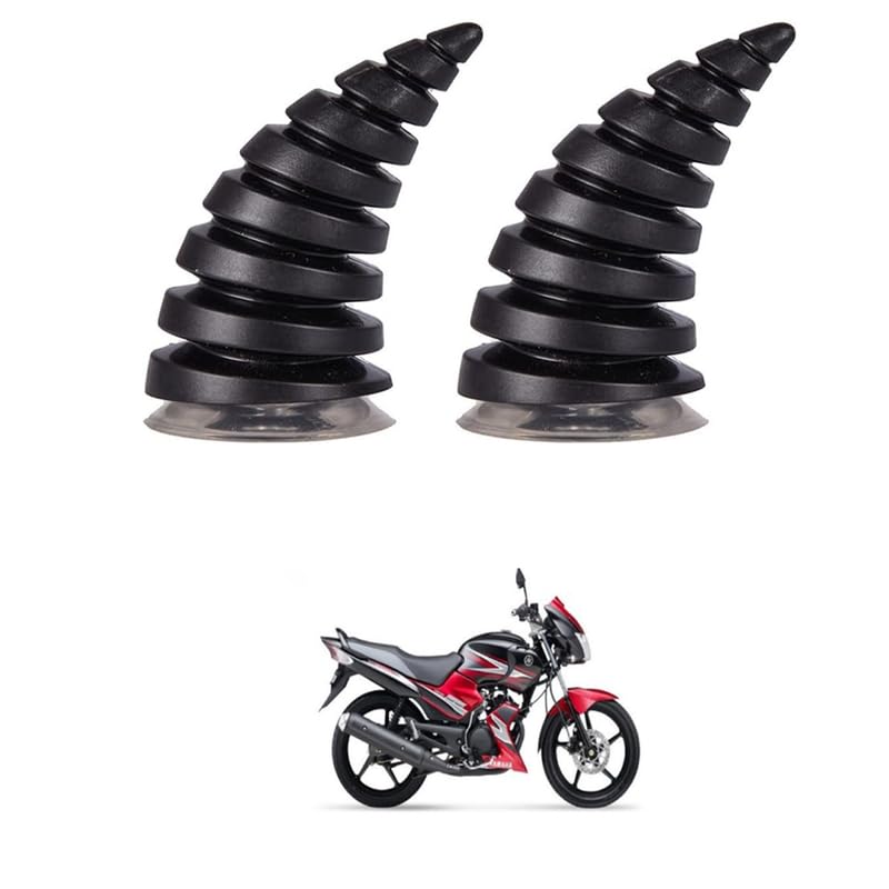 2 Pcs Helmet Devil Horns with Suction Cups - Motorcycle Helmet Devil Horn Decoration Car Roof Ornament 3D Car Hood Stickers Bike Ski Motorcycle Comfortable with SS 125-image-12