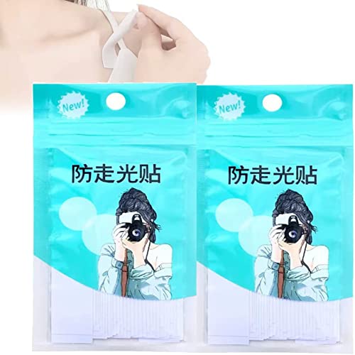 QWEN Anti-Naked Invisible Chest Patch, Double Sided Tape for...