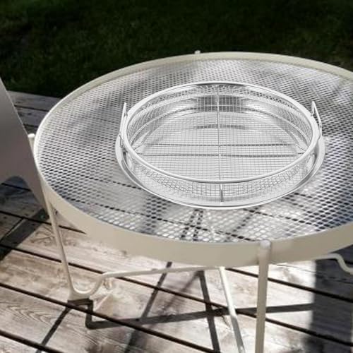 Platos de acero inoxidable para escurrir alimentos fritos en acampadas libres 5