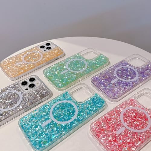 Coque iPhone 16 Pro magnétique silicone souple anti-choc protection violette - 2