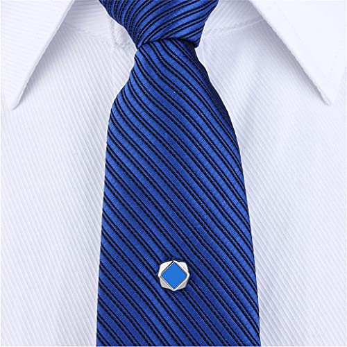 Clips de corbata accesorios decorativos metálicos para evitar que la corbata se mueva 5
