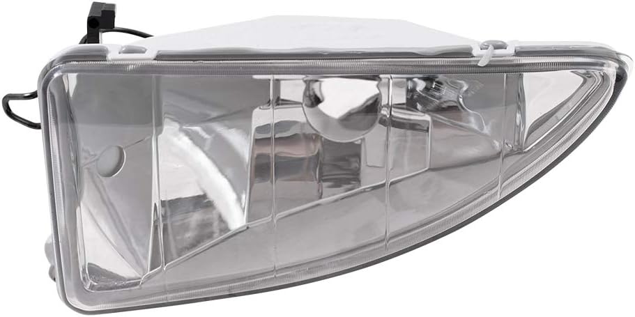 Brock Replacement Drivers Fog Light Lamp Compatible with 2000-2004 Focus SE S2 Sony ZX3 ZX5 LX Street ZTW ZTS