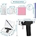 Professional Piercing Gun Kit - Reusable Body, Nose, Lip Earrings Piercing Tool with Stainless Steel Studs - Silver Sticks for Salon & Home Use