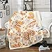 Erosebridal Groovy Party Decorations Sherpa Blanket Cute Butterfly Blanket for Girls Retro Flowers Throw Blanket for Chair Kawaii Animal Themed Fleece Blanket Twin Size Daisy Floral Flannel Blanket