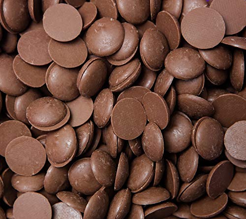 CrazyOutlet Merckens Milk Chocolate Coating Melting Wafers Baking Candy, Bulk Bag 5 Lbs