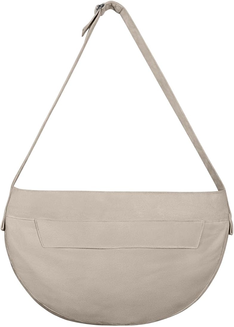 Susan Lanci Designs Premium Cuddle Carrier with Plush Lining for Dogs, White/White Summer Liner