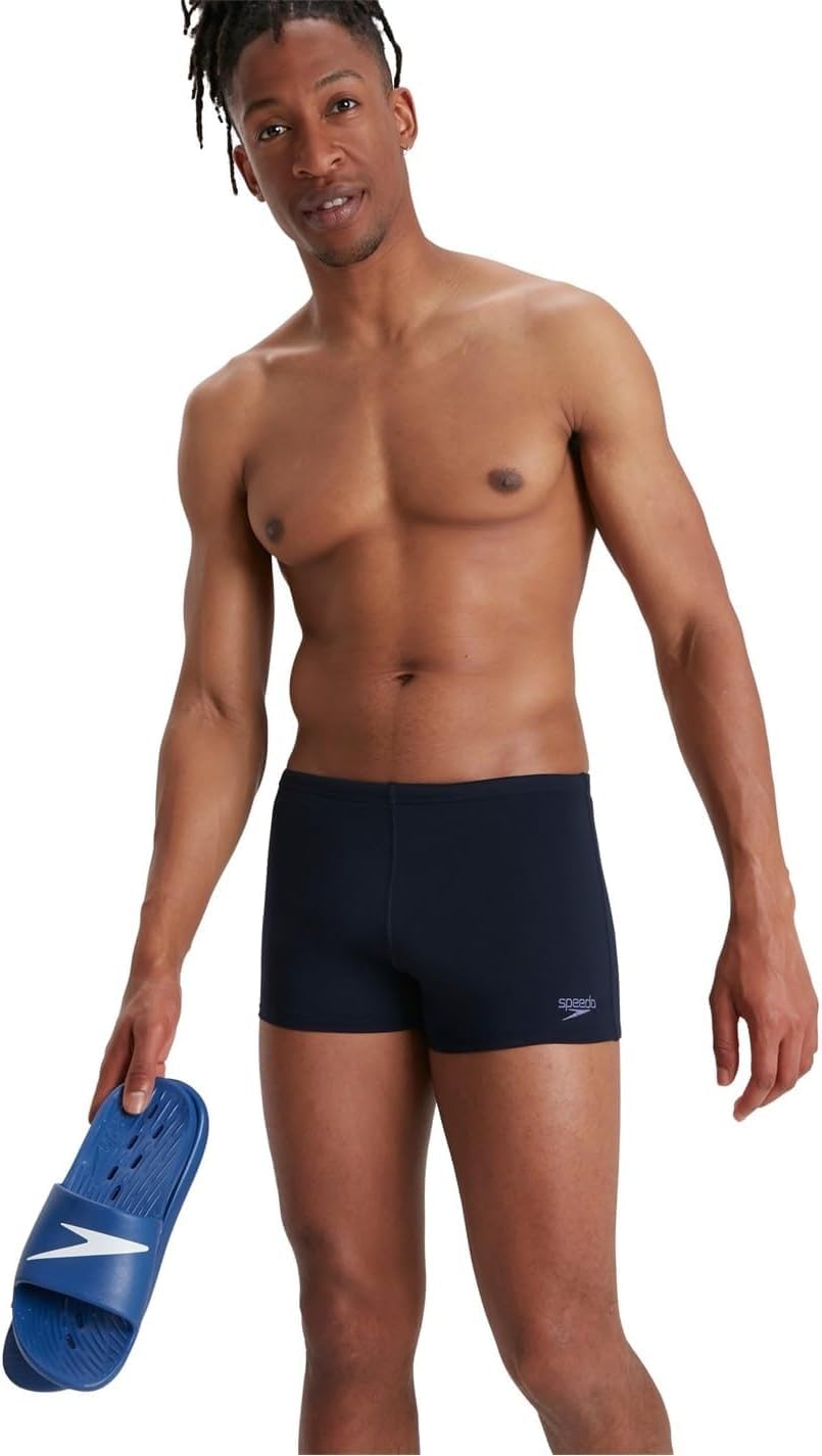 Speedo Hombre Traje de baño aquashort Eco Endurance+ | Resistente al Cloro | Tejido Reciclado | Fitness de natación | Entrenamiento | Vacaciones