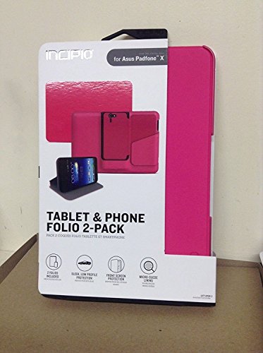 INCIPIO Tablet and Phone Folio 2-Pack for The ASUS Padfone X - Pink