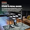 Roland VQD106PADS V-Drums | 5-Piece Electronic Quiet Design Drum Pad Set | Perfect for Home Practice | Up To 75% Noise Reduced Pads | Compatible with TD-07, TD-27, TD-50X & V71 Sound Modules #5