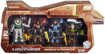 Disney And Pixar Lightyear Recruits To The Rescue 4 Pack 5 Inch Figures & Sox