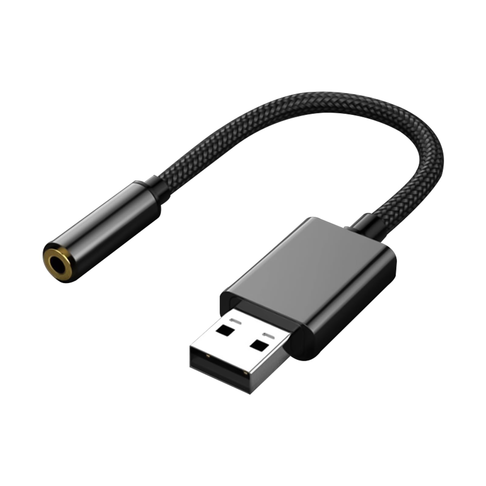 Adattatore Audio USB a Jack 3,5 mm Scheda Audio Esterna USB A a TRRS per Cuffie Microfono Compatibile con PC Laptop PS4 PS5 Switch Mac Linux Chromebook Windows 11 10 8 7 DAC 24bit 96kHz Plug and Play