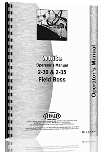 White Tractor Operators Manual (2-78 Tractor | 4-78 Tractor)