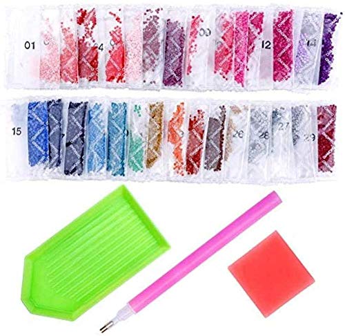 LWOHDKHK Diamant Malerei Kits, DIY 5D Diamond Painting Set, süßer Hund im Schuh Yorkshire Terrier Malen nach Zahlen Diamant, Diamant Painting Arts Craft für Home Wand-Decor