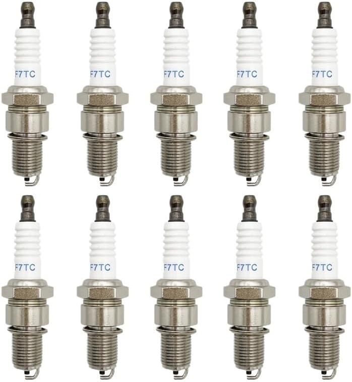 10Pieces F7TC Spark Plug for Garden Machinery 4 Stroke Engine GX120 GX160 GX200 GX240 GX270 GX340 GX390