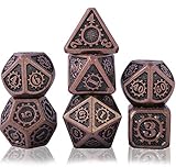 Fácil de Almacenar: Este set de dados de rol RPG D&D se almacena en una caja de metal, que se puede guardar o transportar cómodamente para evitar la pérdida de estos pequeños artículos.