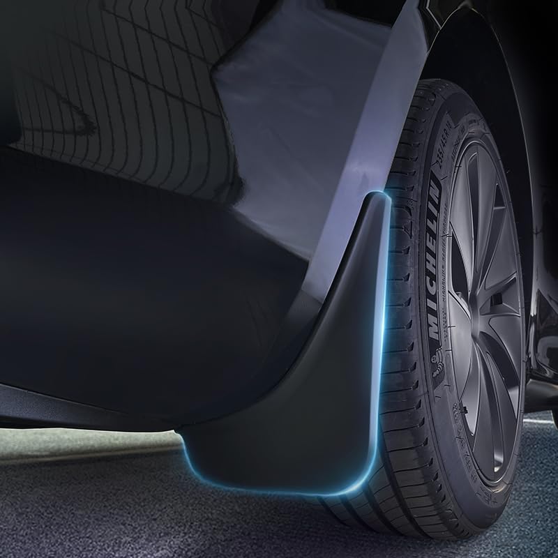 Image of Compatible with Tesla 2024 (Highland) Model 3 Mud Flaps Splash Guard Accessories No Drilling Required (Set of 4)