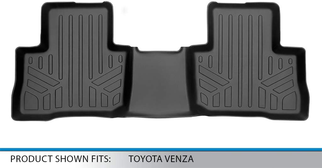 SMARTLINER Custom Fit All Weather 2nd Row Floor Mat Liner Set Compatible with 2021-2024 Toyota Venza - Image 3