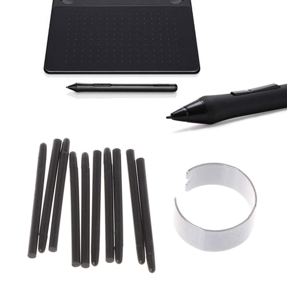 10 Stiftspitzen Für Wacom Intuos & Bamboo Stifte – Inkl. Werkzeug Zum Wechseln