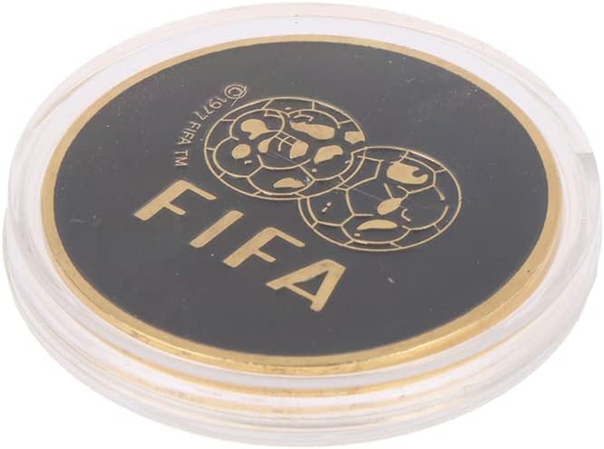 Metal Soccer Champion Pick Edge Finder Coin Table Tennis Football Matches Sports Toss Referee Side Coin Soccer Match Picker