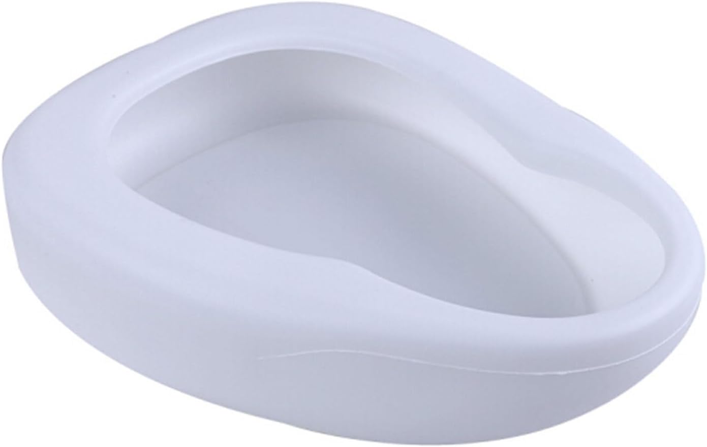 Bedpans for Elderly Women Portable Durable Bed Pans for Men and Women Plastic Potty Bedside Toilet Nursing Urinals for Hospital, Home(Color:Blue+White)
