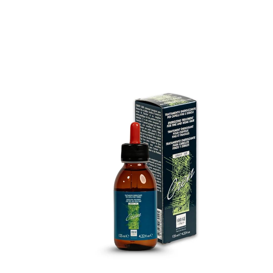Ever Ego Italy Energizing Hair Lotion For Thinning, Fine and Weak Hair | Stimulating and Revitalizing Hair Care Product For Men And Women | Cren | 125 ml Bottle