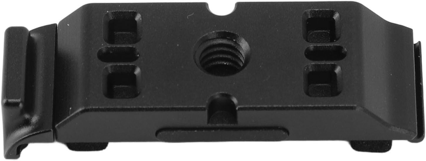 GOWENIC Battery Cover, Aluminum Alloy Magnetic Camera Side Cover with Shock Absorption and 1 4 Screw Port, for Action Camera Tripod Mount Accessories