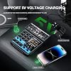 BOMGE 4 Channel mini DJ Audio Sound Mixer Interface with MP3 USB Bluetooth Stereo Recording 48V Phantom Power 99 DSP for karaoke, performance, church singing podcas streaming #5