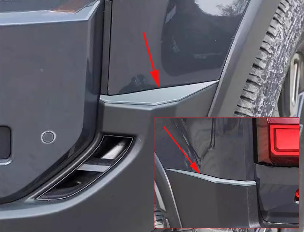 Car Accessories Fit for Toyota Land Cruiser Prado LC250 2024 2025 Stainless Steel Exterior Front and Rear Corner Protectors Cover Trim 4PCS Set