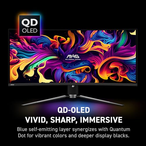 Automatic ultrawide OLED monitor product image