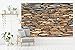 GREAT ART Photo Wallpaper – Shale Stonewall – Picture Decoration Realistic Rustic Paper Stone Wall Cladding Industrial Design Look Masonry Image Decor Wall Mural (82.7x55.1in - 210x140cm)