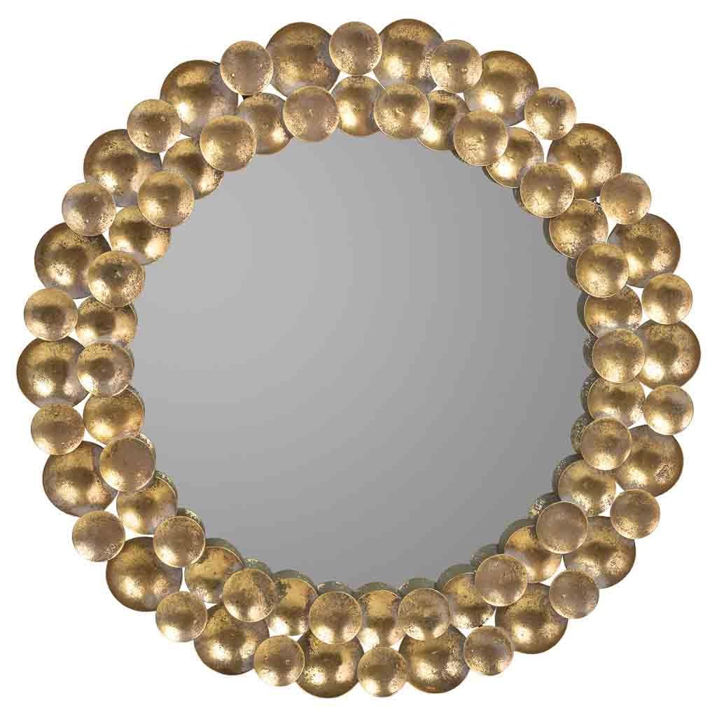 WANDERLUST DECO Espejo de Pared de Metal 59x59x04h cm